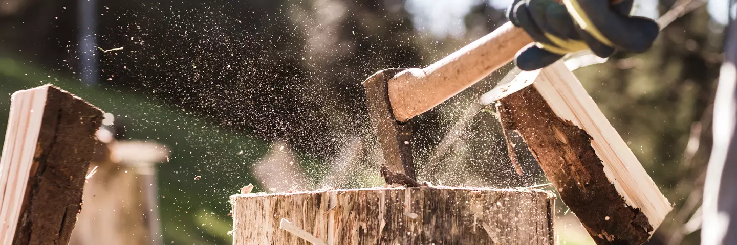 Holzspalten